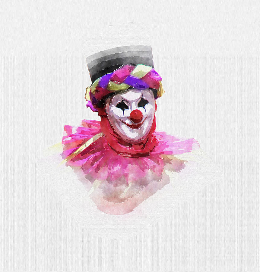 Joker the clown Digital Art by Luisa Vallon Fumi - Pixels