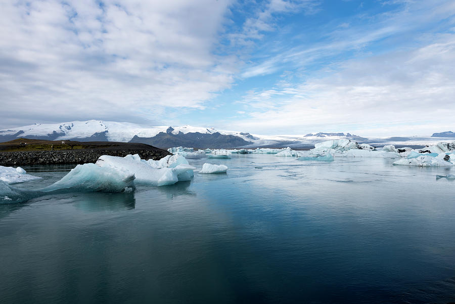 Jokulsarlon glacier lagoon and icebergs Photograph by RicardMN Photography