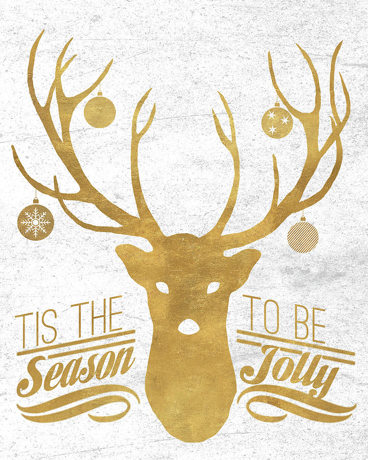Jolly Digital Art - Jolly Reindeer by Nicholas Biscardi Jolly Digital Art - Jolly Reindeer by Nicholas Biscardi