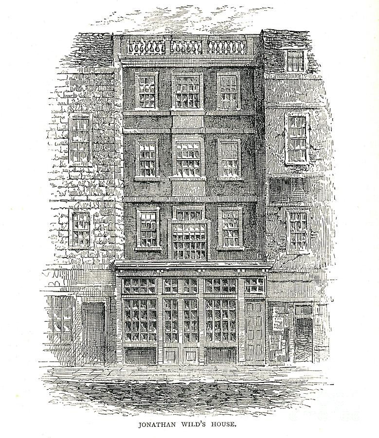 Jonathan Wilds House, 1878 Drawing by Print Collector
