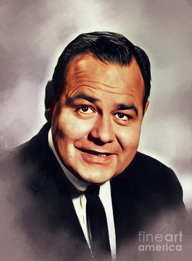 Jonathan Winters, Vintage Actor Painting by Esoterica Art Agency