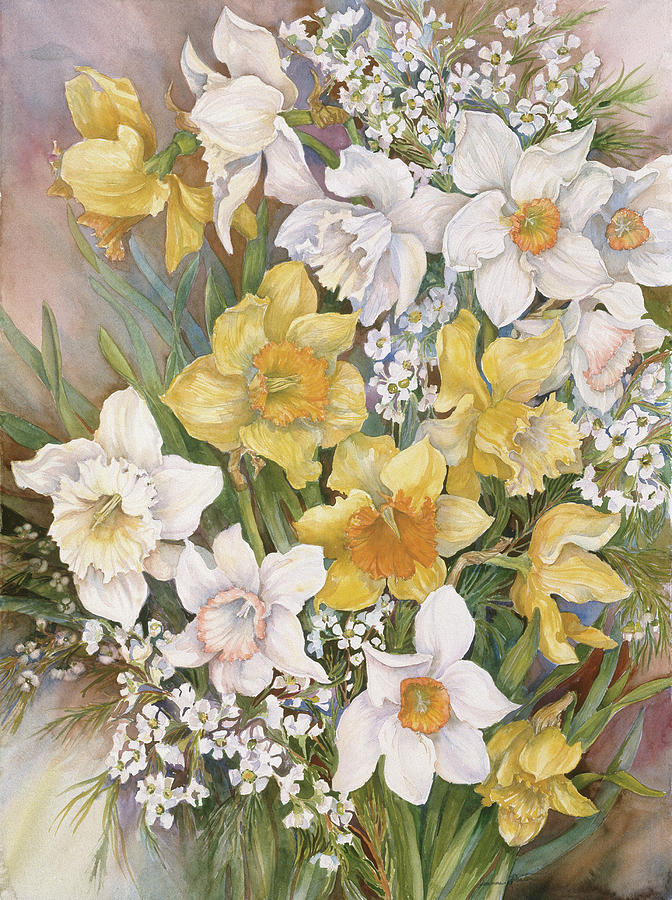 Jonquils Painting by Joanne Porter