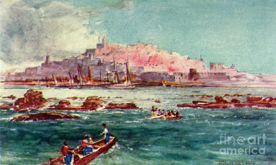 Joppa From The Sea Drawing by Print Collector