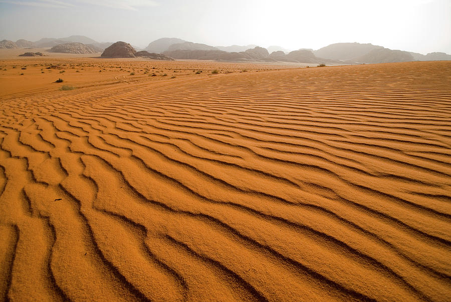 Jordan Wadi Rum Sand Dunes Pattern Photograph by Jason Jones Travel Photography