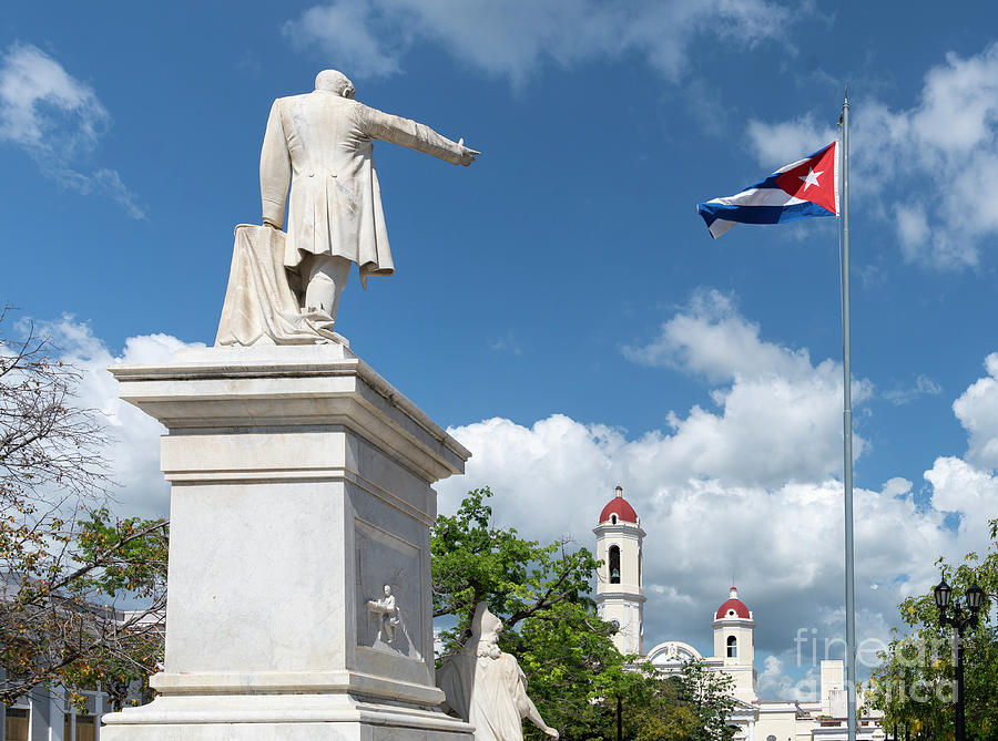 Jose Marti Statue - Cienfuegos Historic Center Photograph