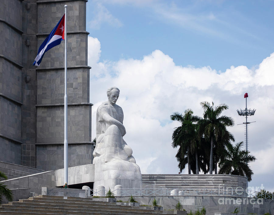 Jose Marti Statue - Havana Photograph