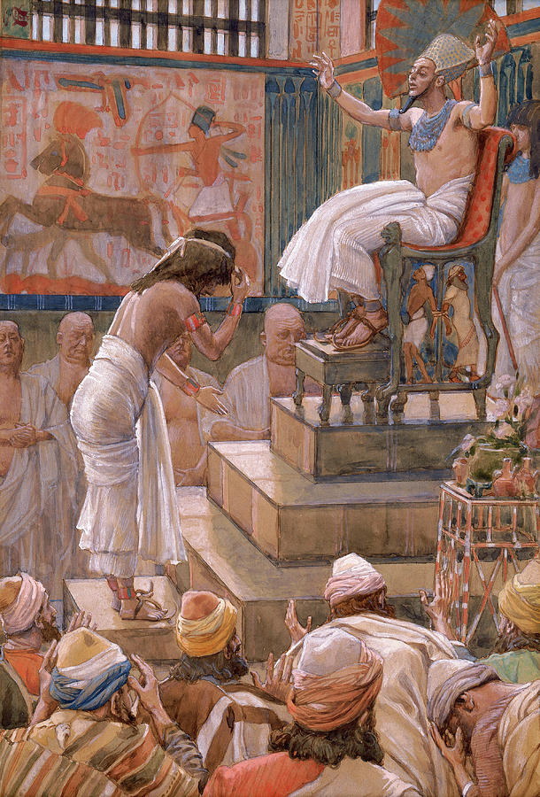 Joseph and His Brothers Met by the Pharaoh 1902 by James Tissot