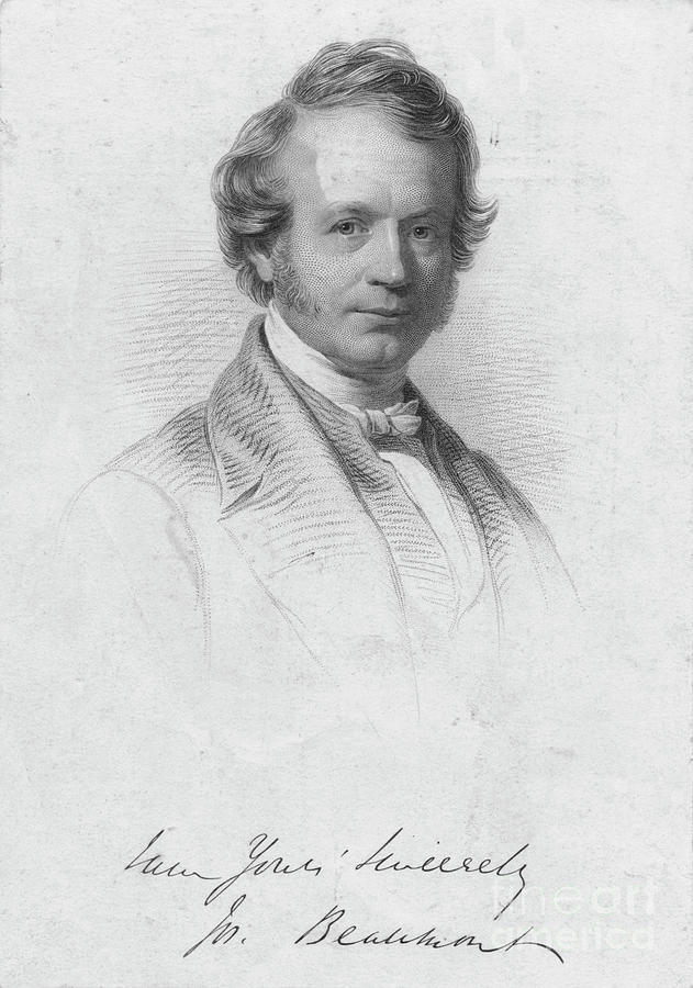 Joseph Beaumont Drawing by Print Collector