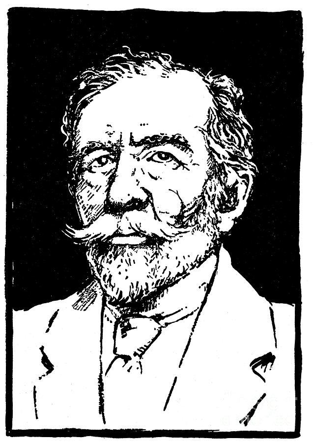 Joseph Conrad 1857-1924 Drawing by Print Collector