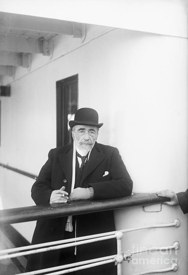 Joseph Conrad On Ship Photograph by Bettmann
