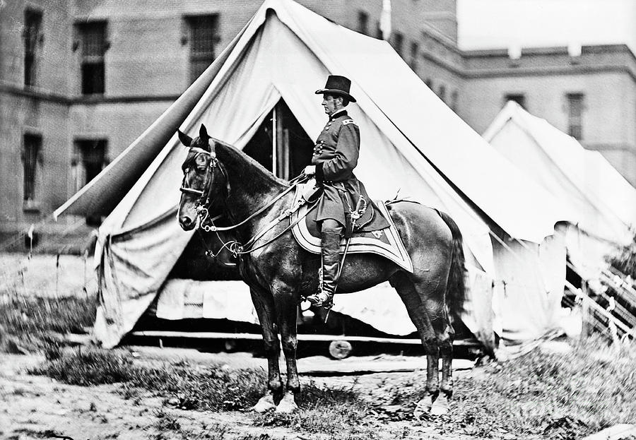 Joseph Hooker Civil War Major General Photograph by Bettmann