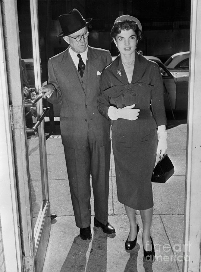 Joseph P. Kennedy With Daughter-in-law Photograph by Bettmann