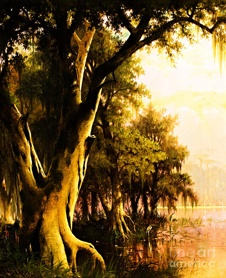 Florida Lowlands Painting by Peter Ogden