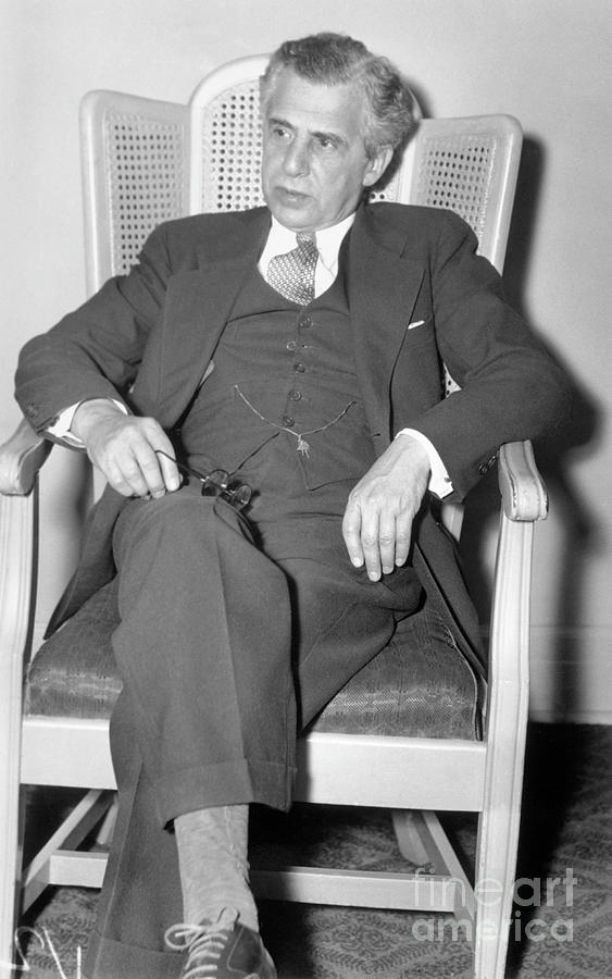 Joseph Strauss Seated Full Length Photograph by Bettmann
