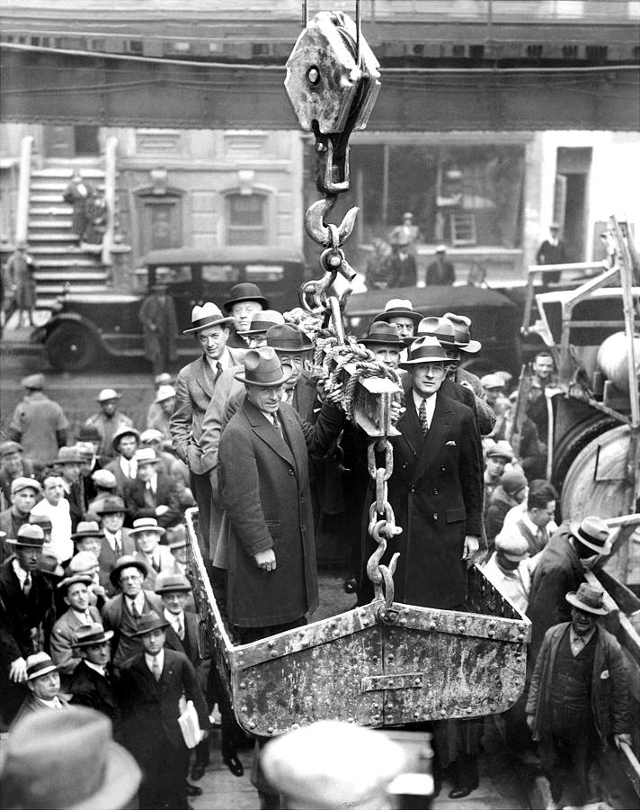 Joseph V. Mckee Left, Mayor James J Photograph by New York Daily News Archive