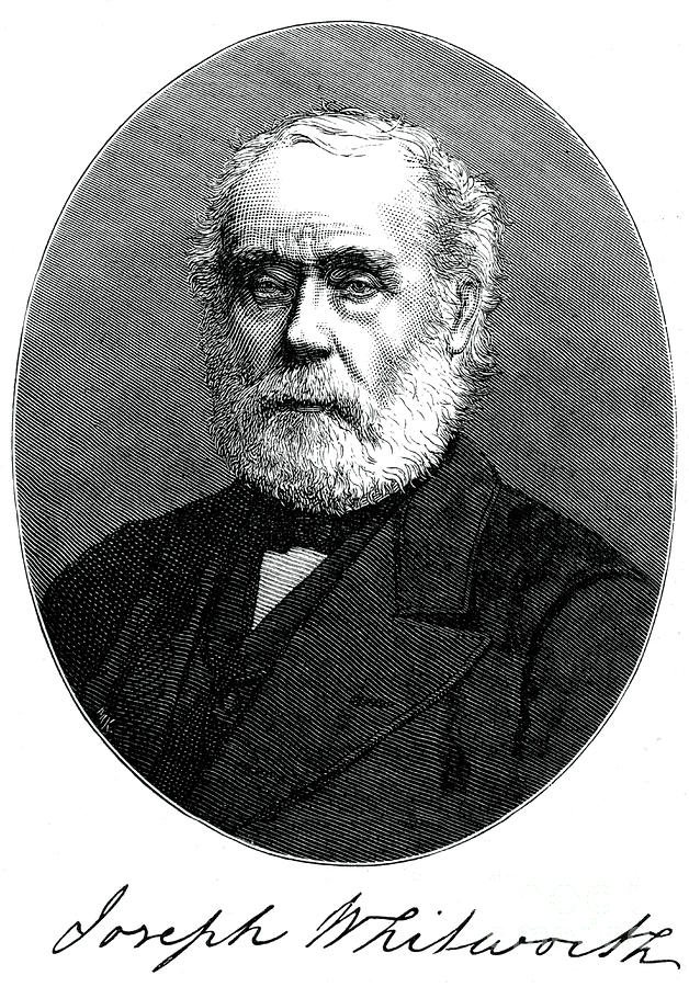 Joseph Whitworth, British Engineer Drawing by Print Collector