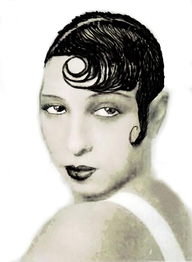 Josephine Baker draw Digital Art by Joaquin Abella Pixels