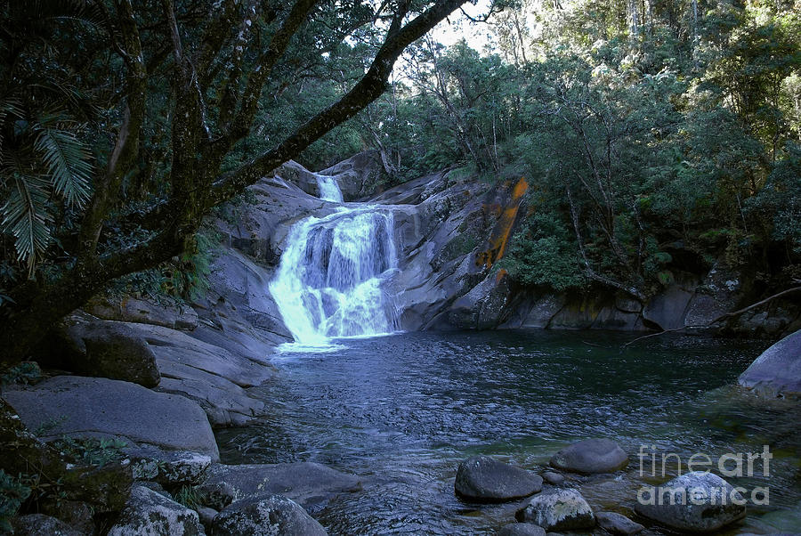 Cool Photograph - Josephine Falls and Tropical Pool by Kerryn Madsen- Pietsch