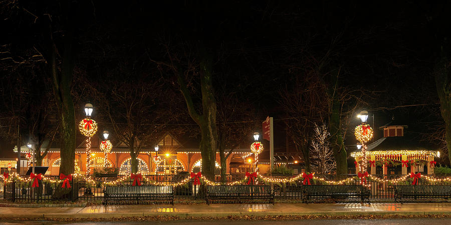 Josiah White Park at Christmas Photograph by Desha - Fine Art America