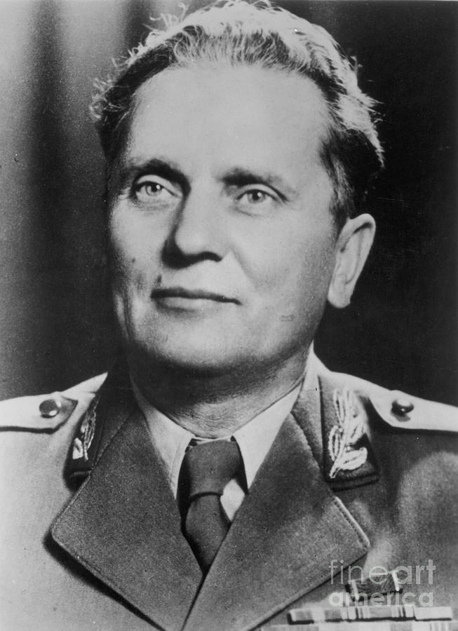 Josip Broz Tito Photograph by Granger