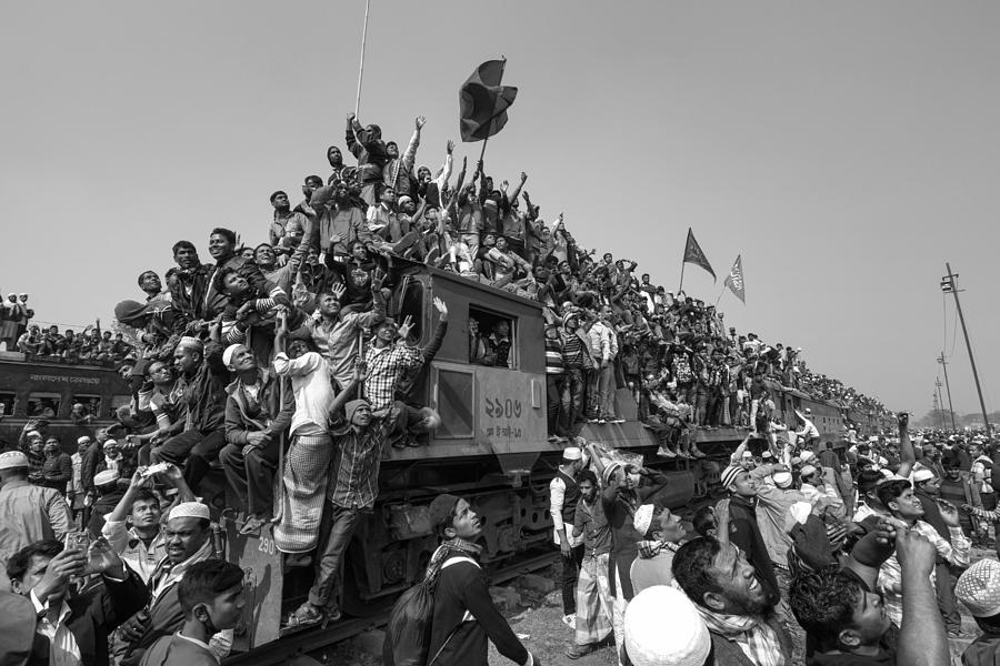 Train Photograph - Journey By Train by Azim Khan Ronnie