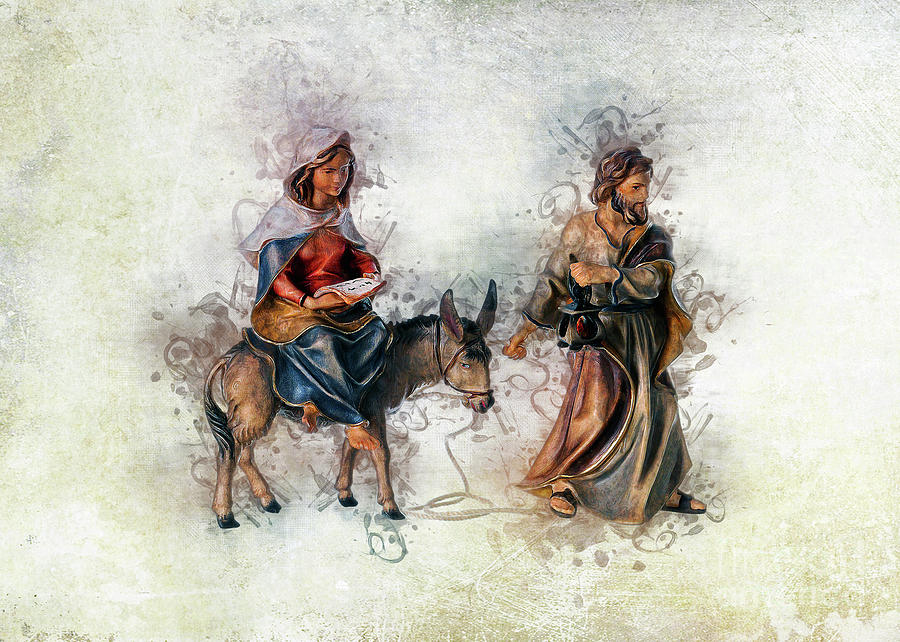 Journey to Bethlehem Digital Art by Ian Mitchell