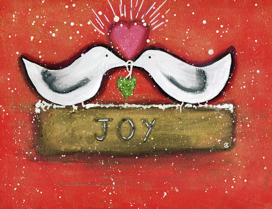 Inspirational Painting - Joy 1 by Wolf Heart Illustrations