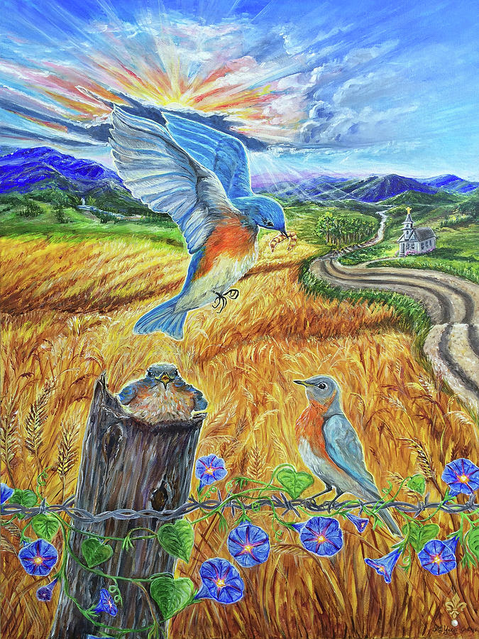 Joy Comes in the Morning Painting by Donna Yates