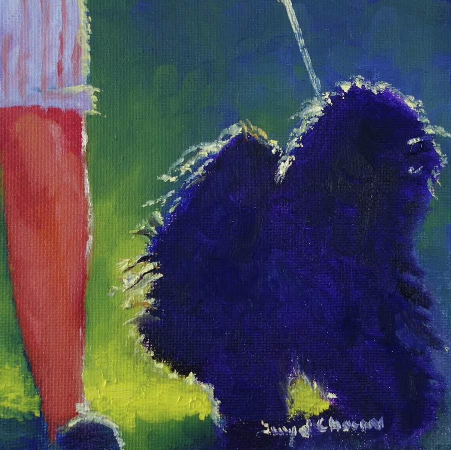 Joy of a Dog Show Painting by Terry Chacon