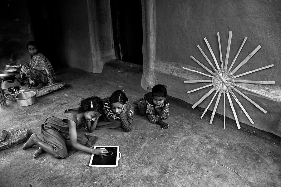 Pattern Photograph - Joy Of Learning by Sanghamitra Bhattacharya