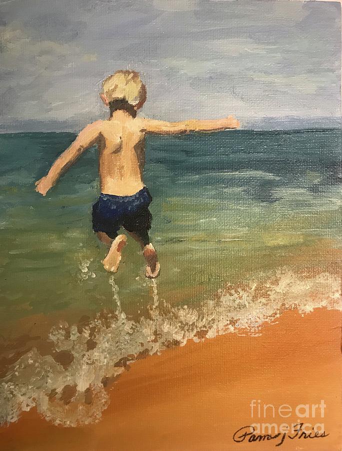 Children Painting - Joy by Pam Fries Children Painting - Joy by Pam Fries