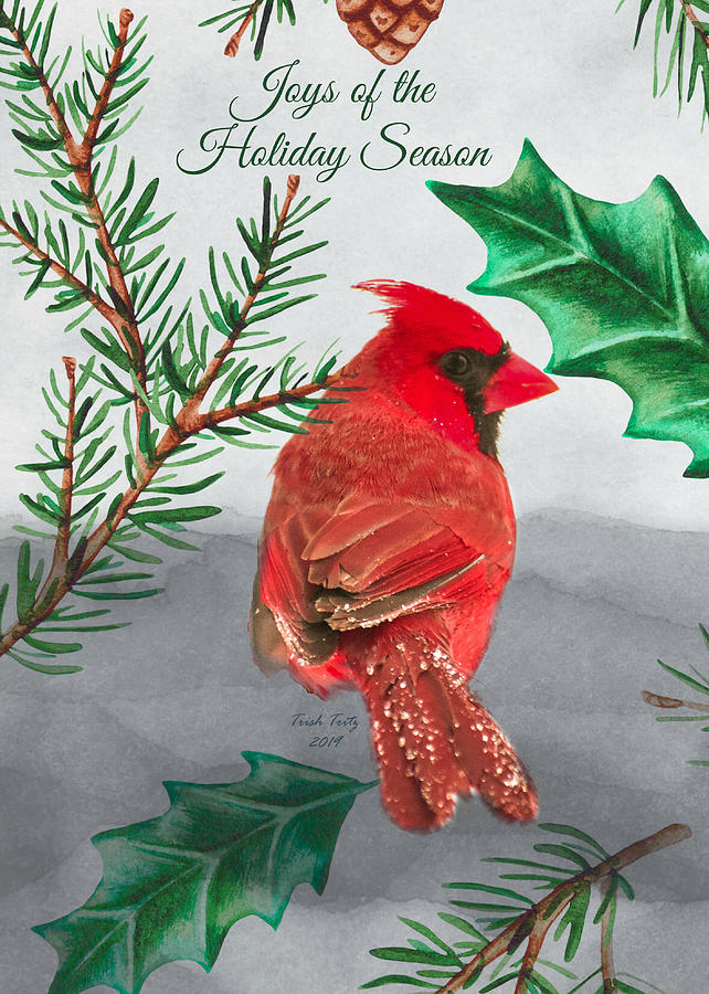 Joys Of the Holiday Season Mixed Media by Trish Tritz
