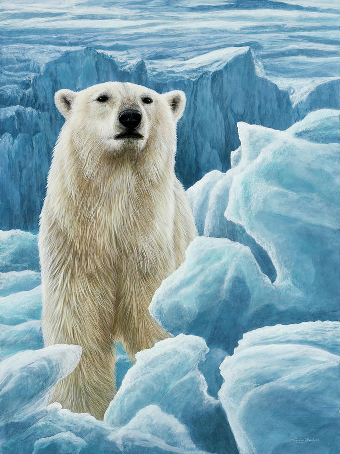 Polar Bear Stickers by Paul Scott