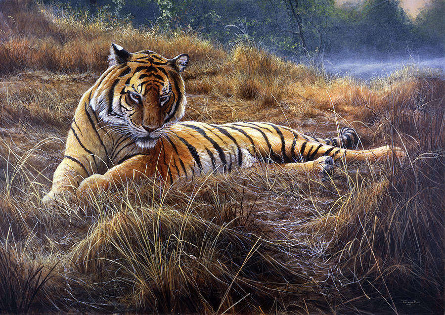 Animal Painting - Jp82 Tiger by Jeremy Paul