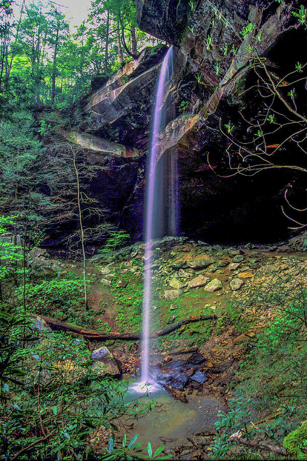 Yahoo Falls in the Big South Fork SW199 Photograph by James C Richardson