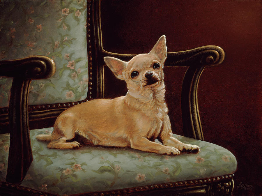 Dog Painting - Jsm26/b by John Silver