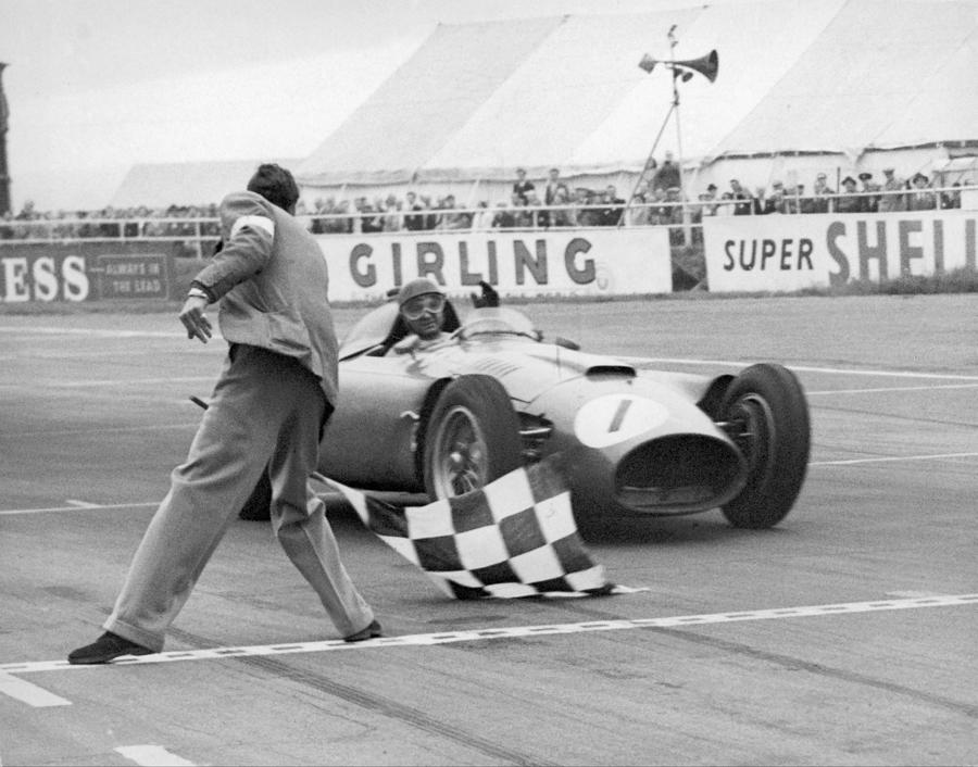 Juan Fangio Wins The Silverstone Grand Photograph by Keystone-france