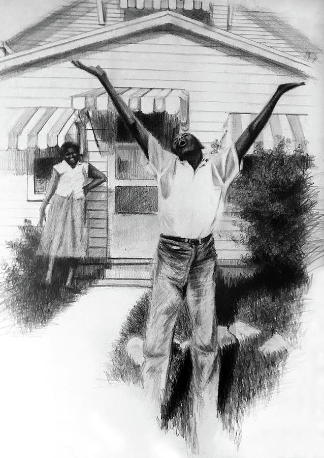 Jubilation Drawing by Gregory DeGroat
