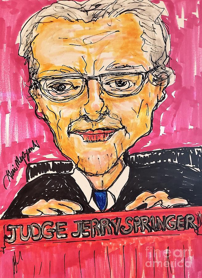 Mug Mixed Media - Judge Jerry Springer  by Geraldine Myszenski