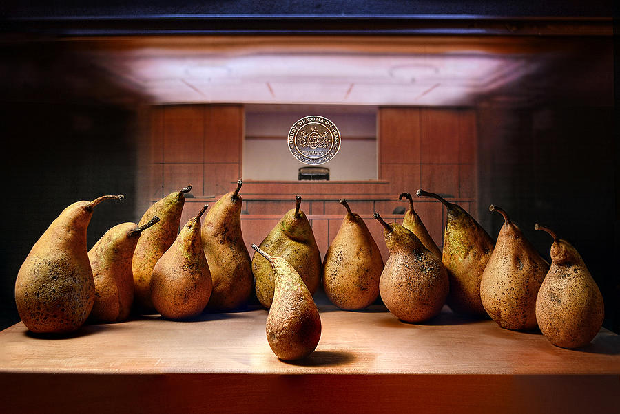 Judged By A Jury Of Your Pears Photograph by Paul Wullum