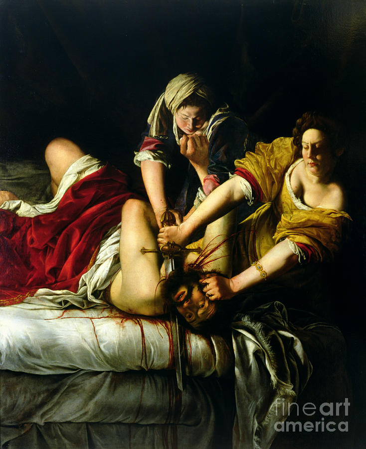 Judith And Holofernes, 1612-21 Painting by Artemisia Gentileschi
