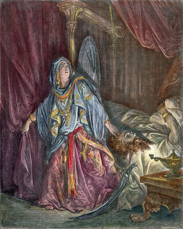 Judith And Holofernes Painting by Gustave Dore