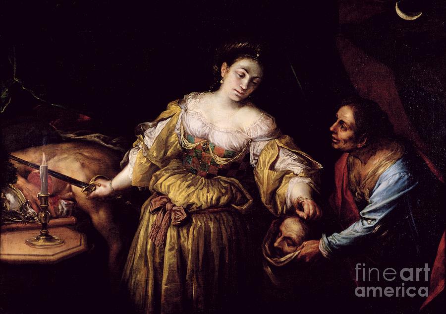 Judith Beheading Holofernes C Painting By Francesco Del Cairo Fine Art America