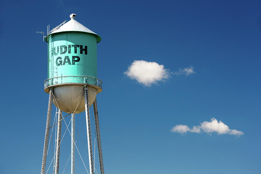 Judith Gap Water Tower Photograph by Todd Klassy