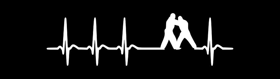 Sports Digital Art - Judo Heartbeat by Tee Titan