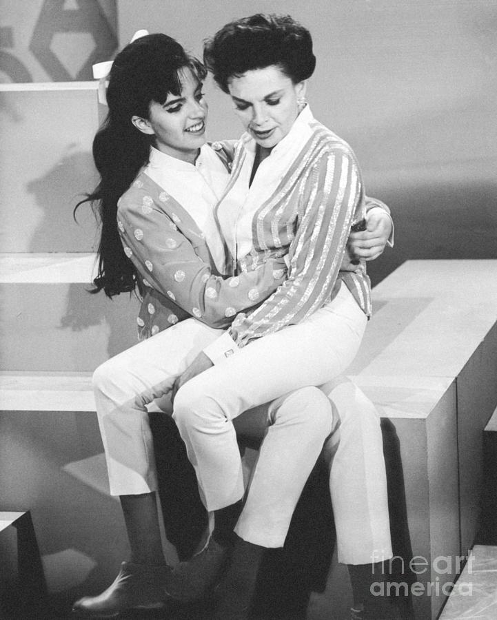 Judy Garland On Liza Minnellis Lap Photograph by Bettmann