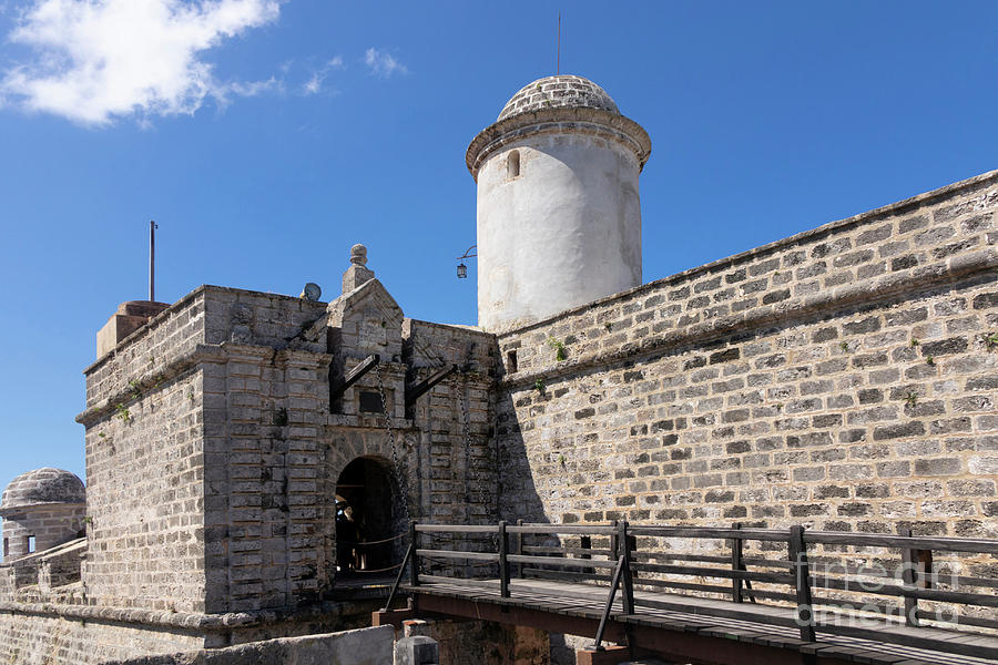 Jugua Fortress Drawbridge And Watchtower Photograph