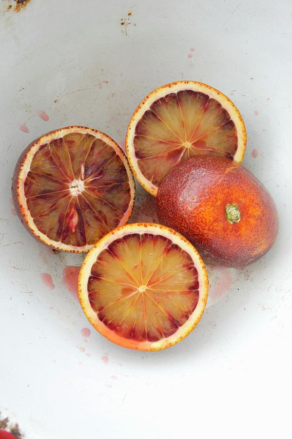Juicy Blood Oranges Photograph by Martina Schindler