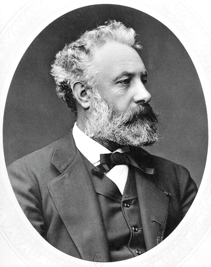 Jules Verne Photograph by European School
