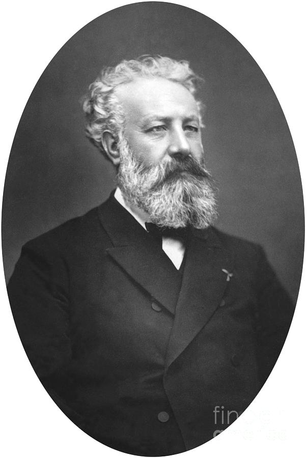 Jules Verne, French Writer Photograph by European School
